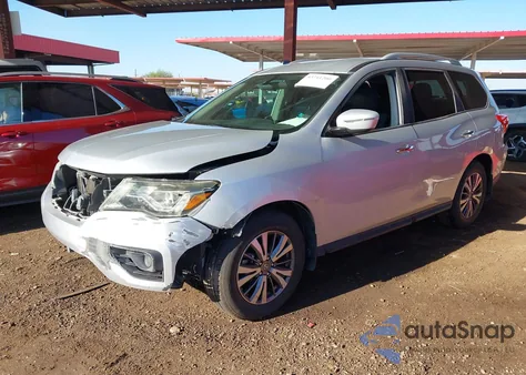 2018 Nissan Pathfinder S из США, поврежденный, VIN 5N1DR2MN8JC658539